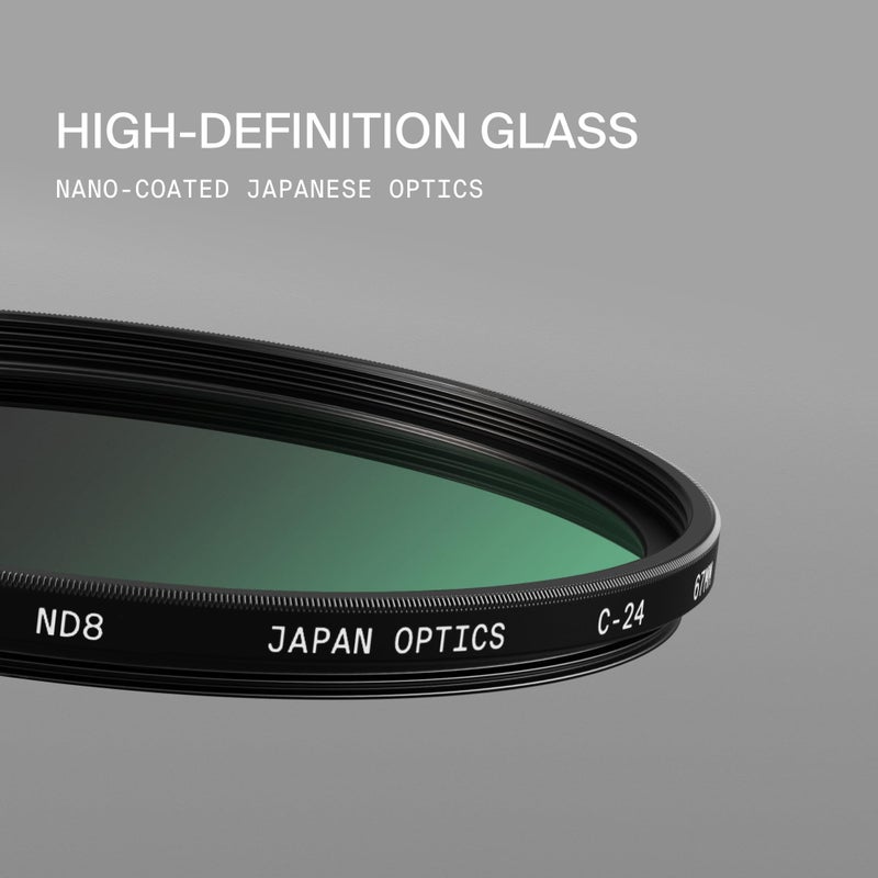 GOBE فلتر عدسة ND Gobe 77mm ND8 (3 توقف) - Image 2
